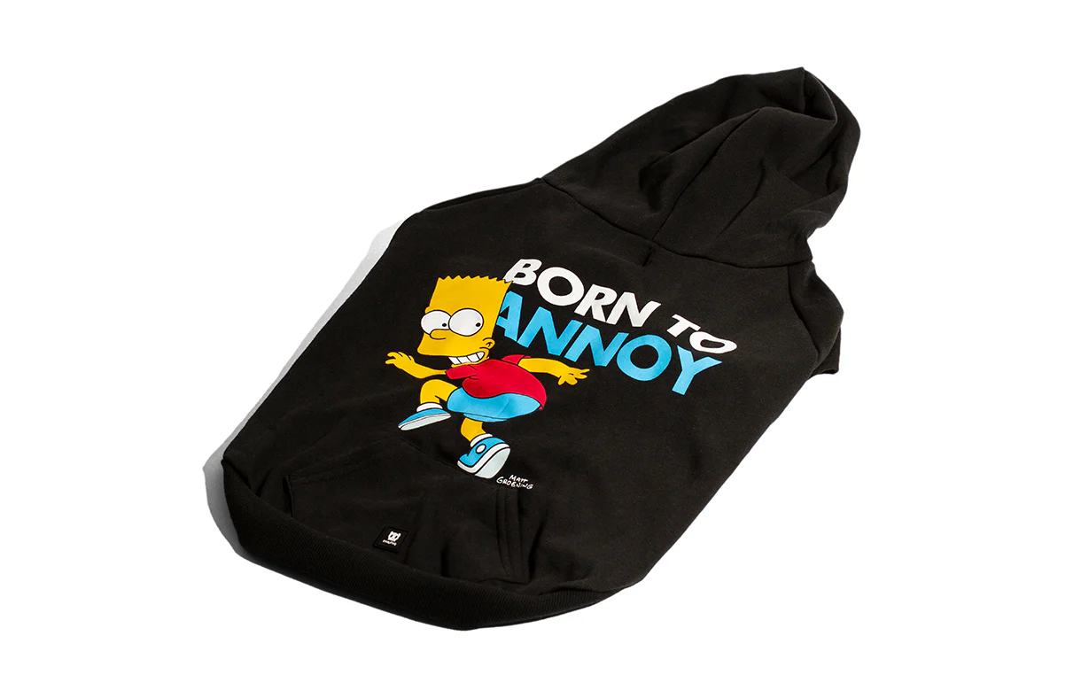 Bart Simpson Born to Annoy | Dog Hoodie - Image 3