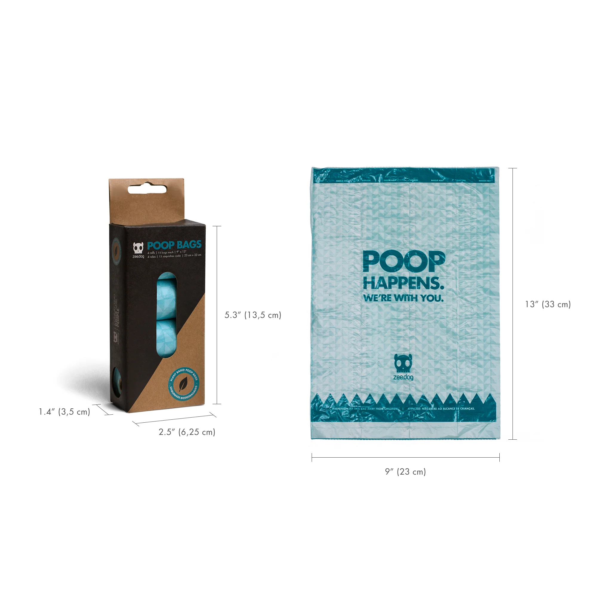 Blue | Plant Based Poop Bags - Image 3