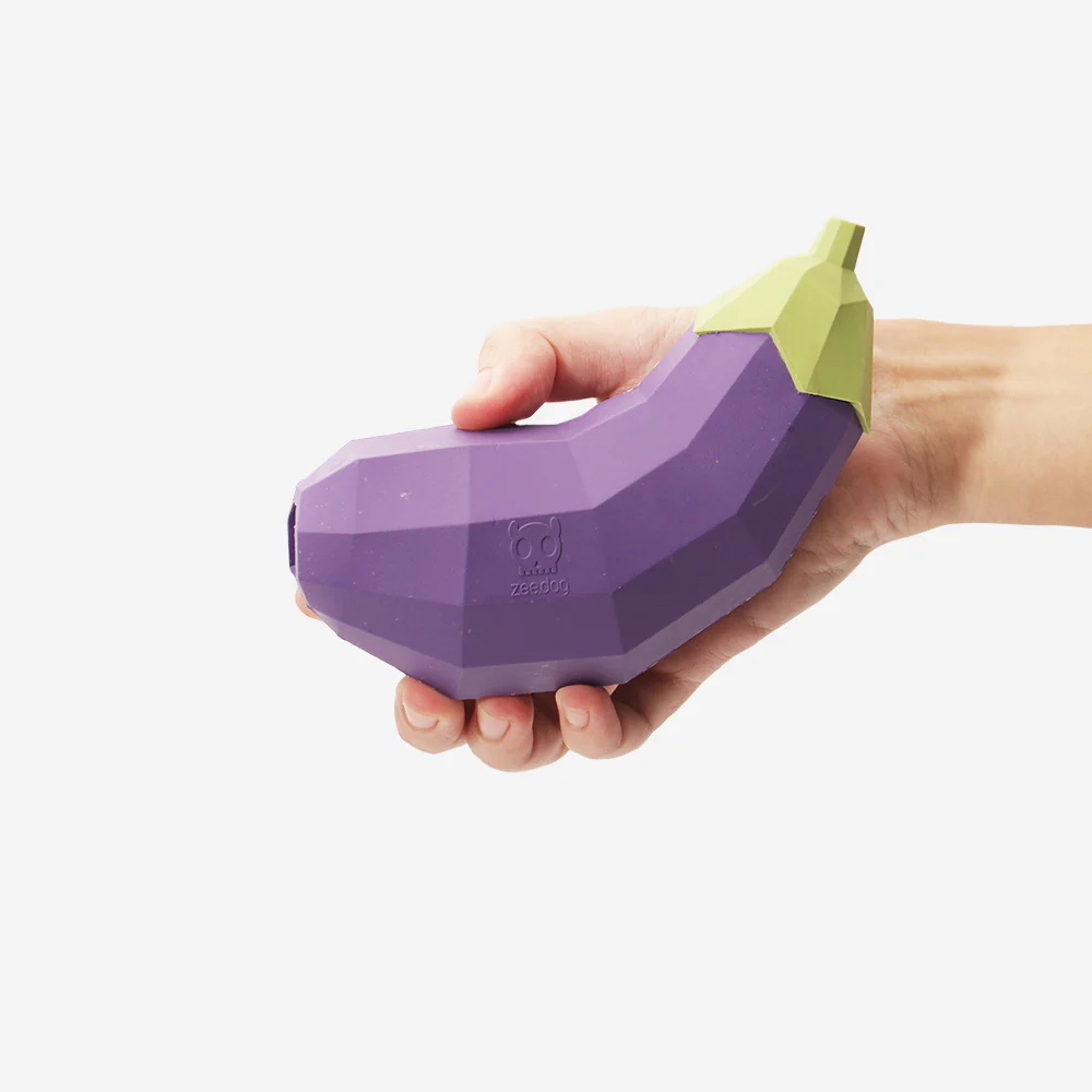 Eggplant  | Treat Dispensing Dog Toy - Image 4