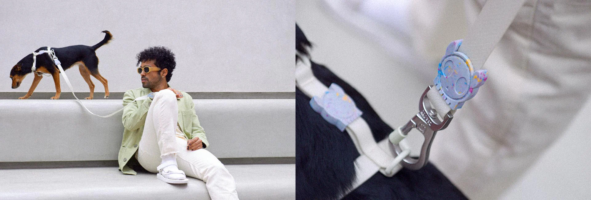 Melissa x Zee.Dog Off-White | Leash - Image 5