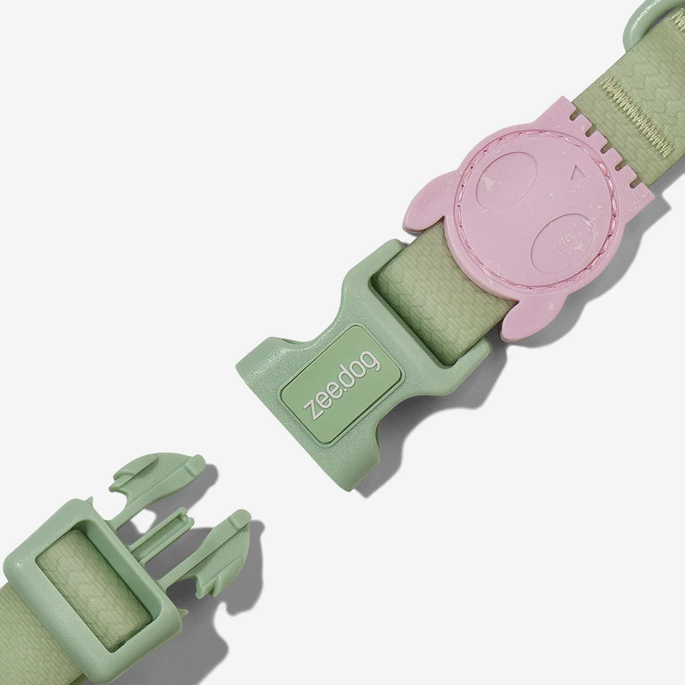 Melissa x Zee.Dog Olive Green | Collar - Image 3