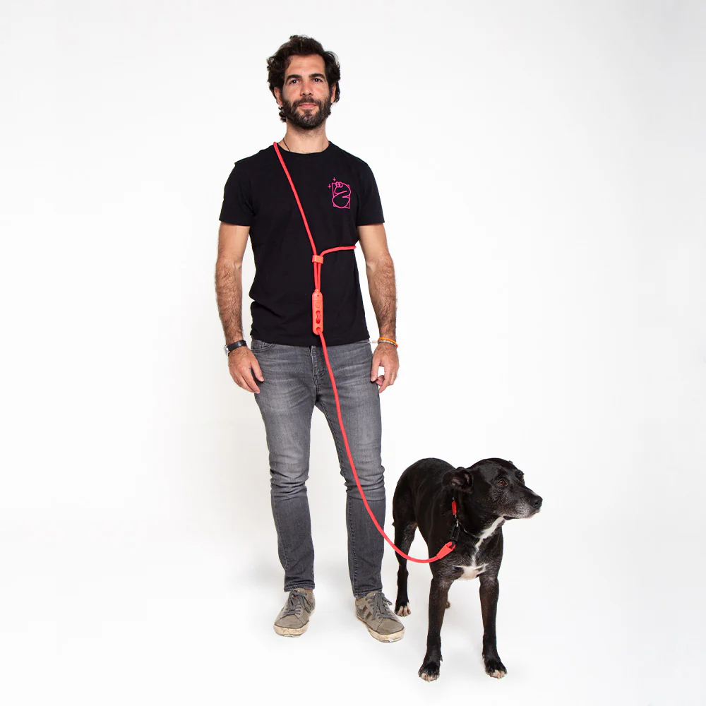 Neon Coral | Hands-Free Leash - Image 3