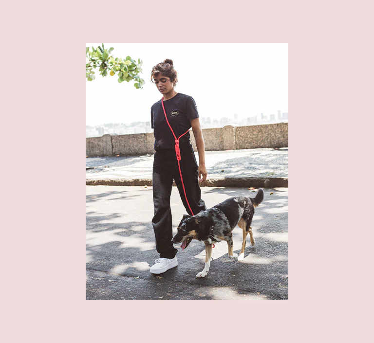 Neon Coral | Hands-Free Leash - Image 5