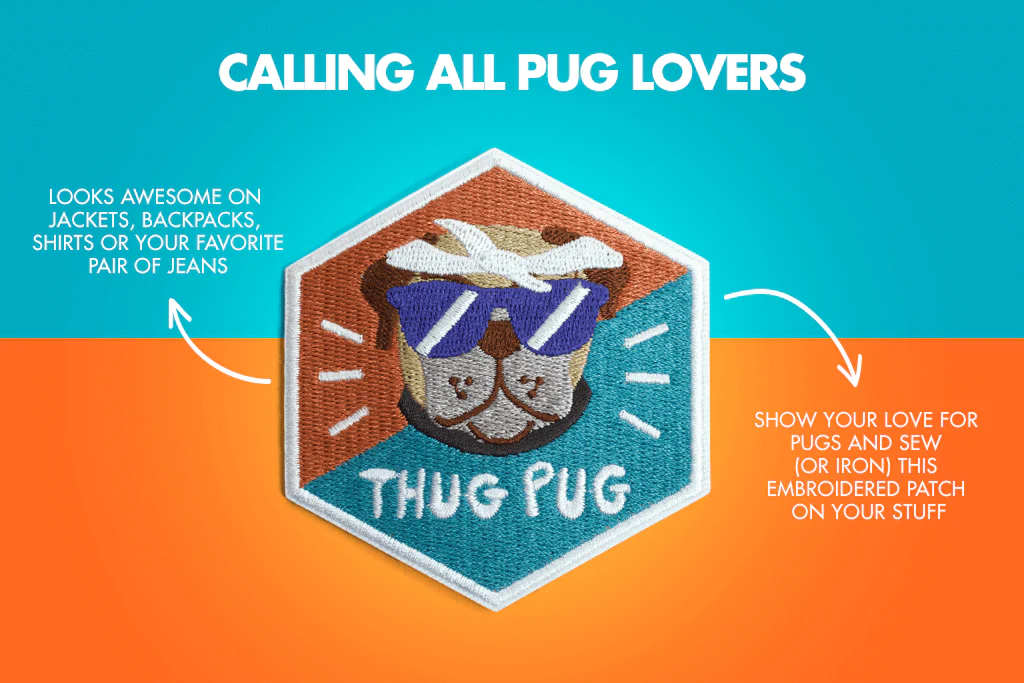 Thug Pug | Patch - Image 7