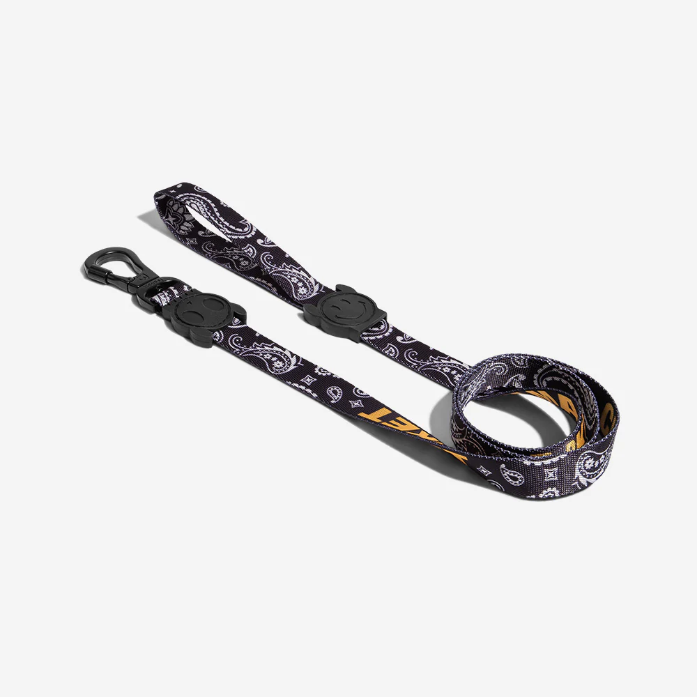 Zee.Dog x Chinatown Market Black  | Leash - Image 2