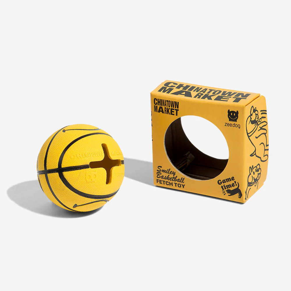 Zee.Dog x Chinatown Market Smiley Basketball | Dog Toy - Image 4