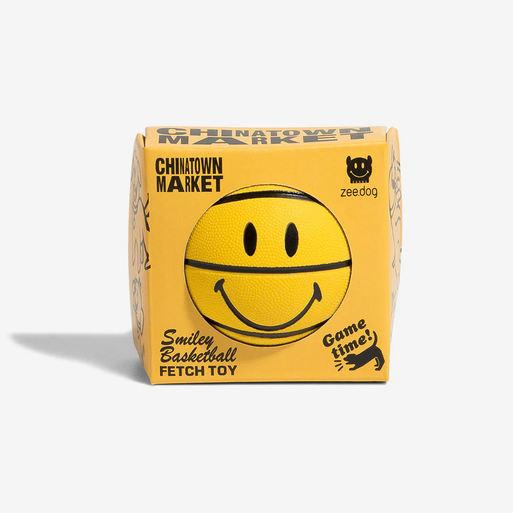 Zee.Dog x Chinatown Market Smiley Basketball | Dog Toy - Image 6